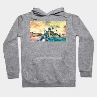 Watercolor Starborn Temple Hoodie